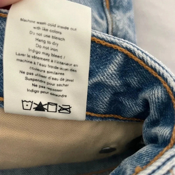 Rag & Bone front zip denim mini skirt in Mandy - Picture 13 of 14